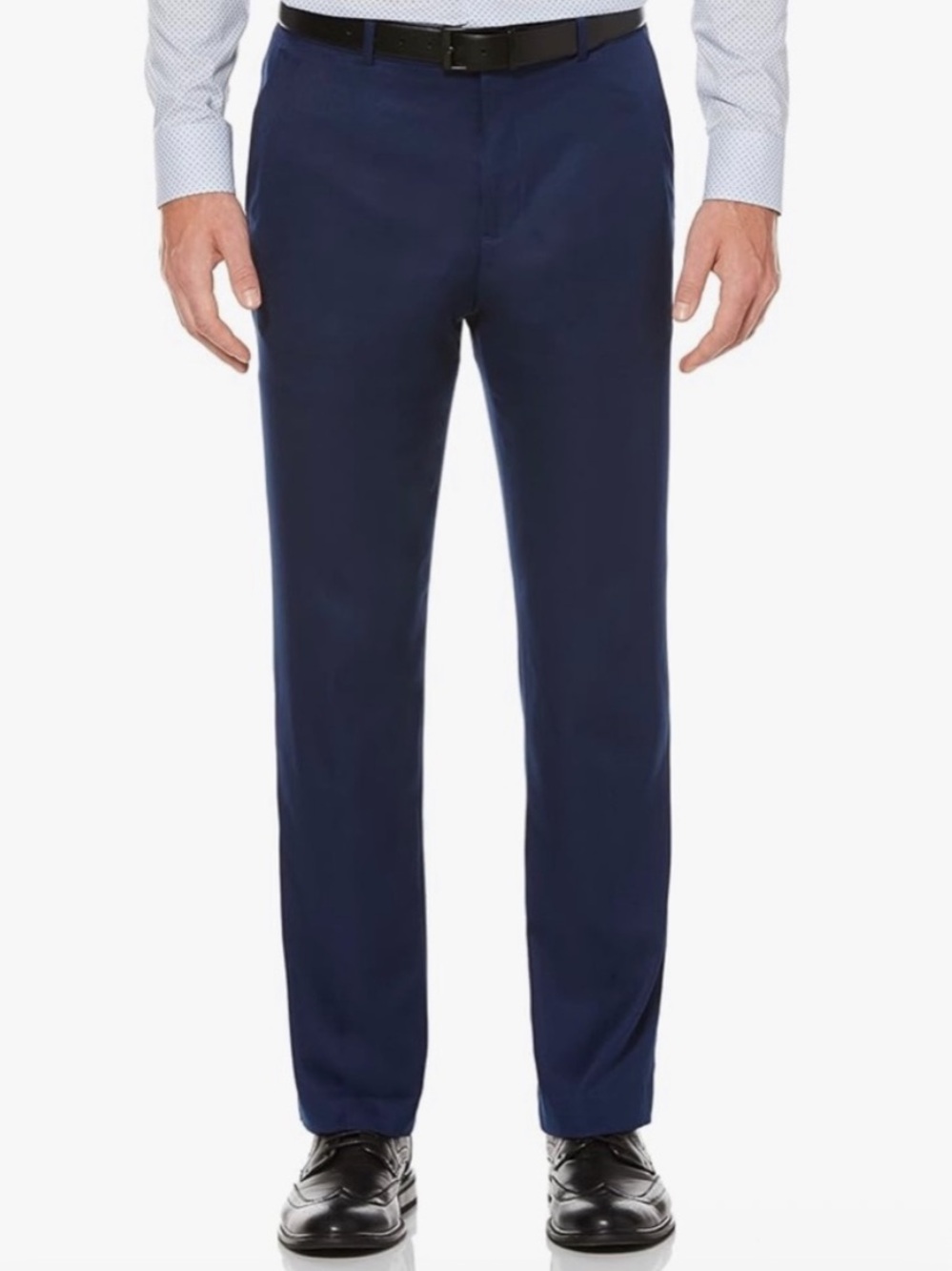 NWT Perry Ellis Men's 38x30 Dress Pants Modern Fit Travel Luxe Performance Navy